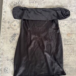 Elegant Black Off-Shoulder Dress